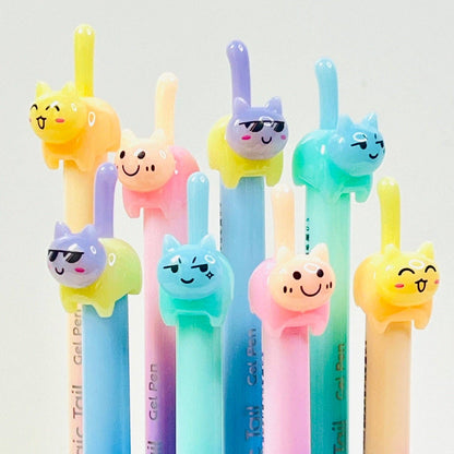 Cat Tail Colors Gel Pen