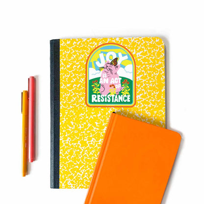 Joy is an Act of Resistance Kitten Vinyl Sticker