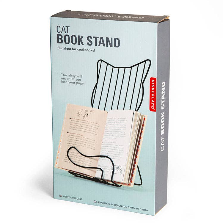 Kikkerland Design Inc - Cat Book Stand