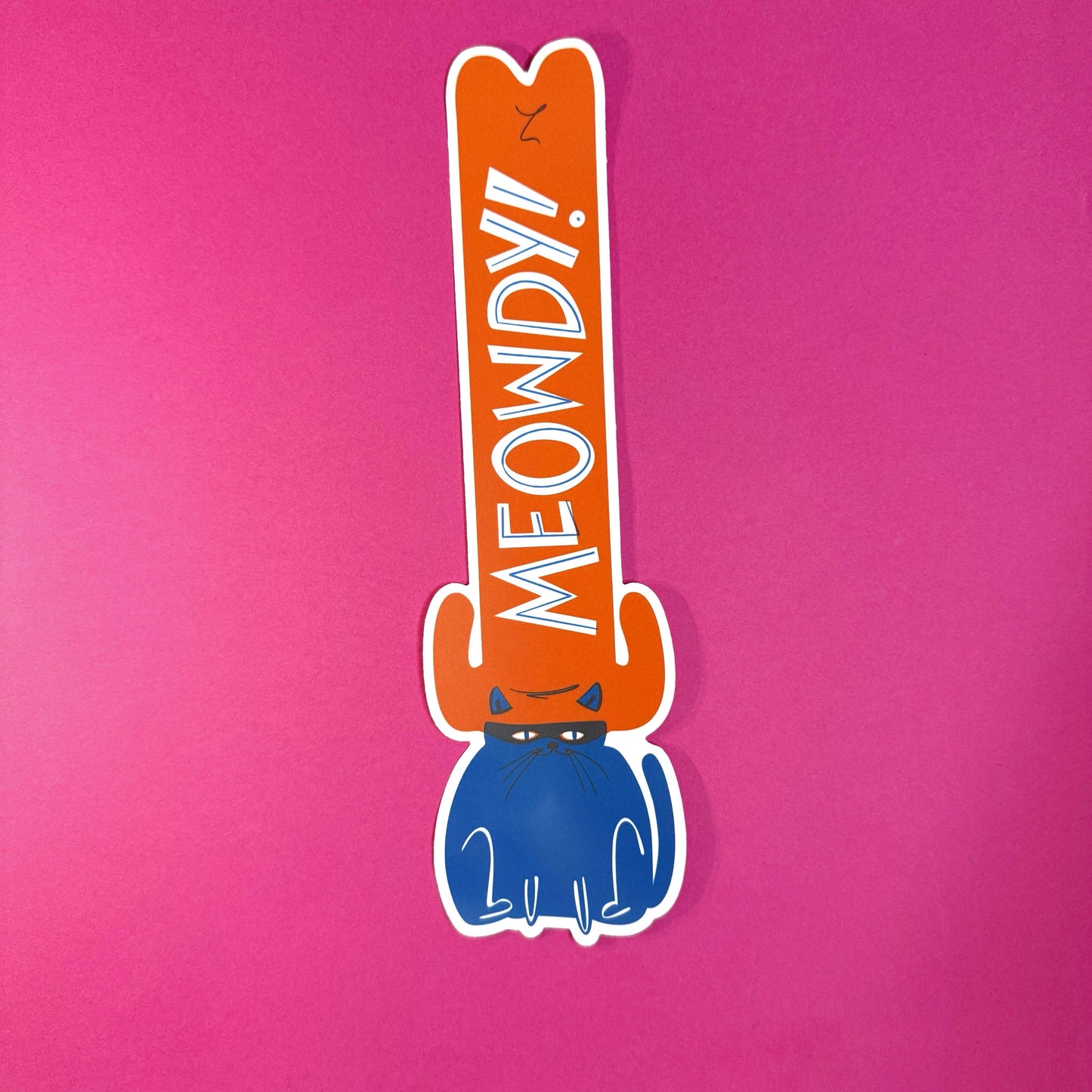 Meowdy XL Vinyl Sticker / Bumper sticker
