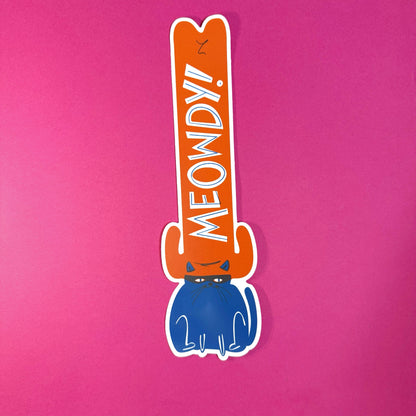 Meowdy XL Vinyl Sticker / Bumper sticker