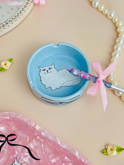 A Shop of Things - Miss Kitty Ceramic Ash Tray