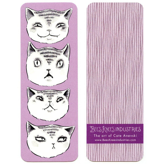 Expressive Cats Bookmark