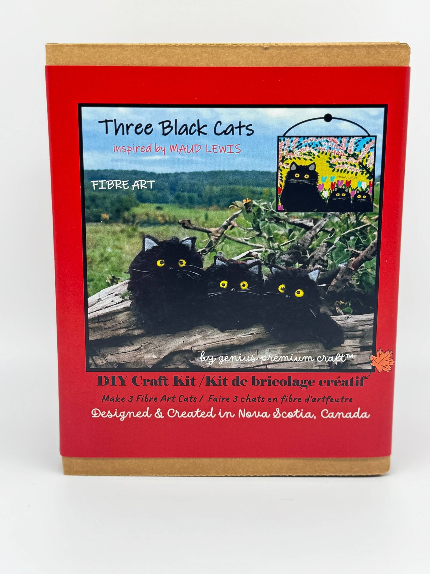 Genius Premium Craft - Maud Lewis-Inspired DIY Fiber Art Kit