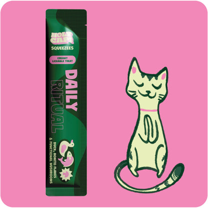HOLY CAP Squeezees (CAT) Daily Ritual Lickable Treats, 5pc