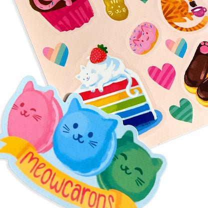 Stickiville Stickers: Cat Cafe - Scented