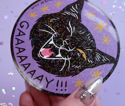 GAAAAAAAY!!! - Glitter Sticker