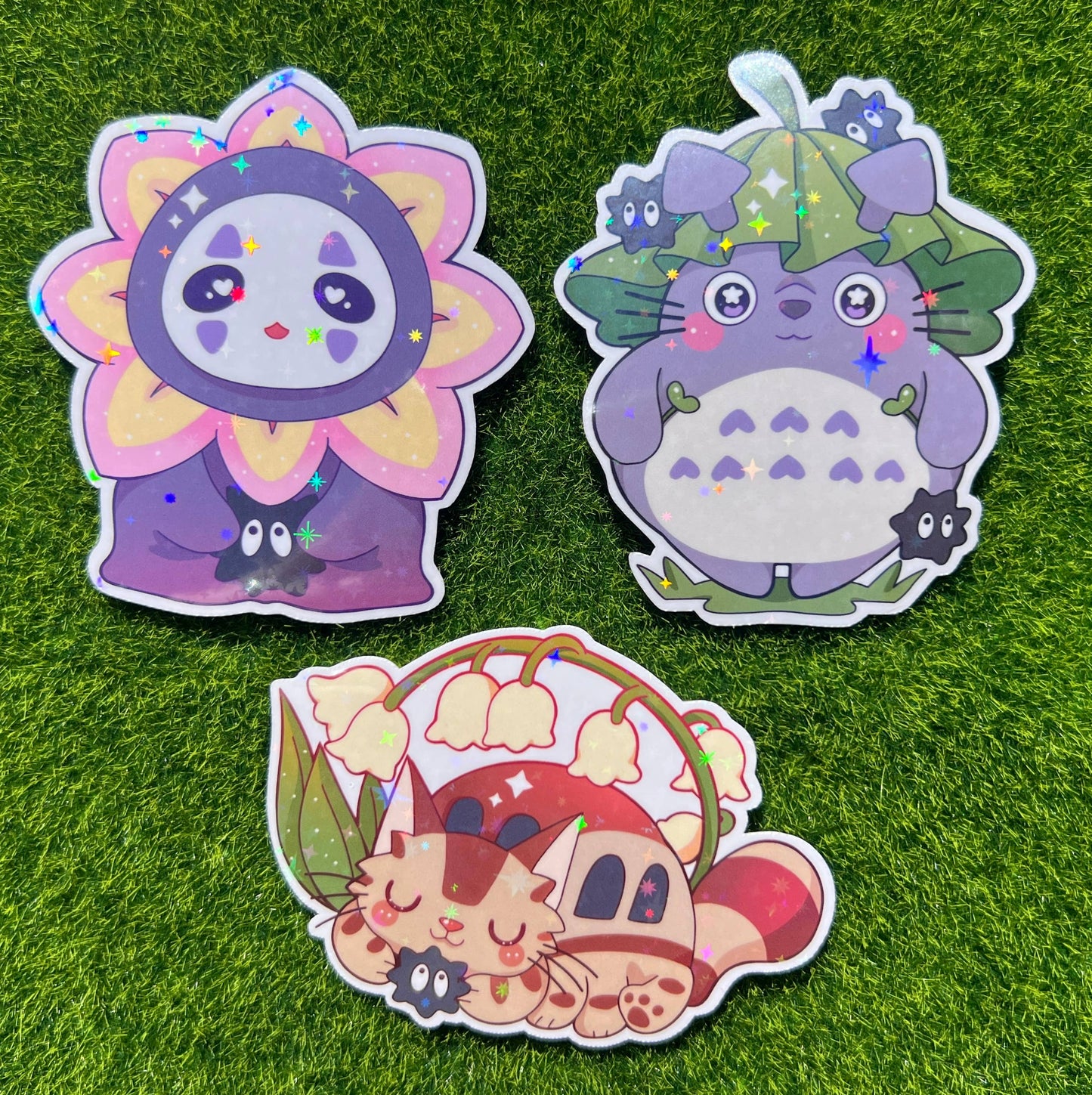 Mothers Of Orion - Spring Ghibli Sticker Cat Bus