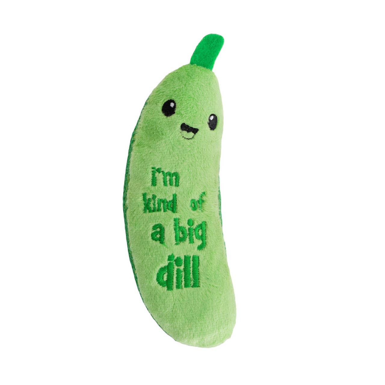 Crunchy Pickle Kicker Cat Toy Green