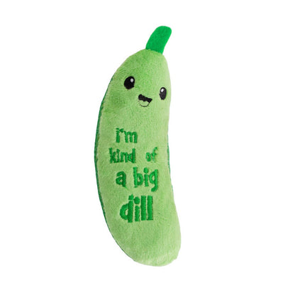 Crunchy Pickle Kicker Cat Toy Green