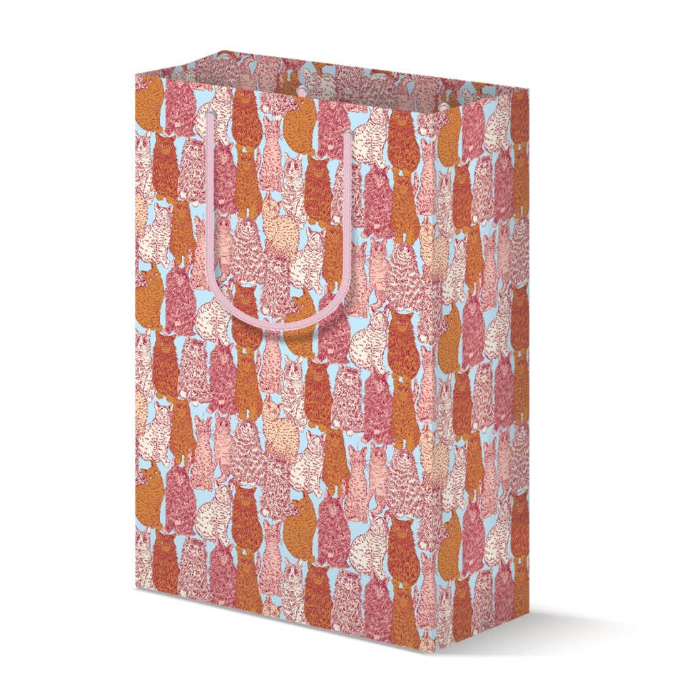 Large Meow Cats Gift Bag