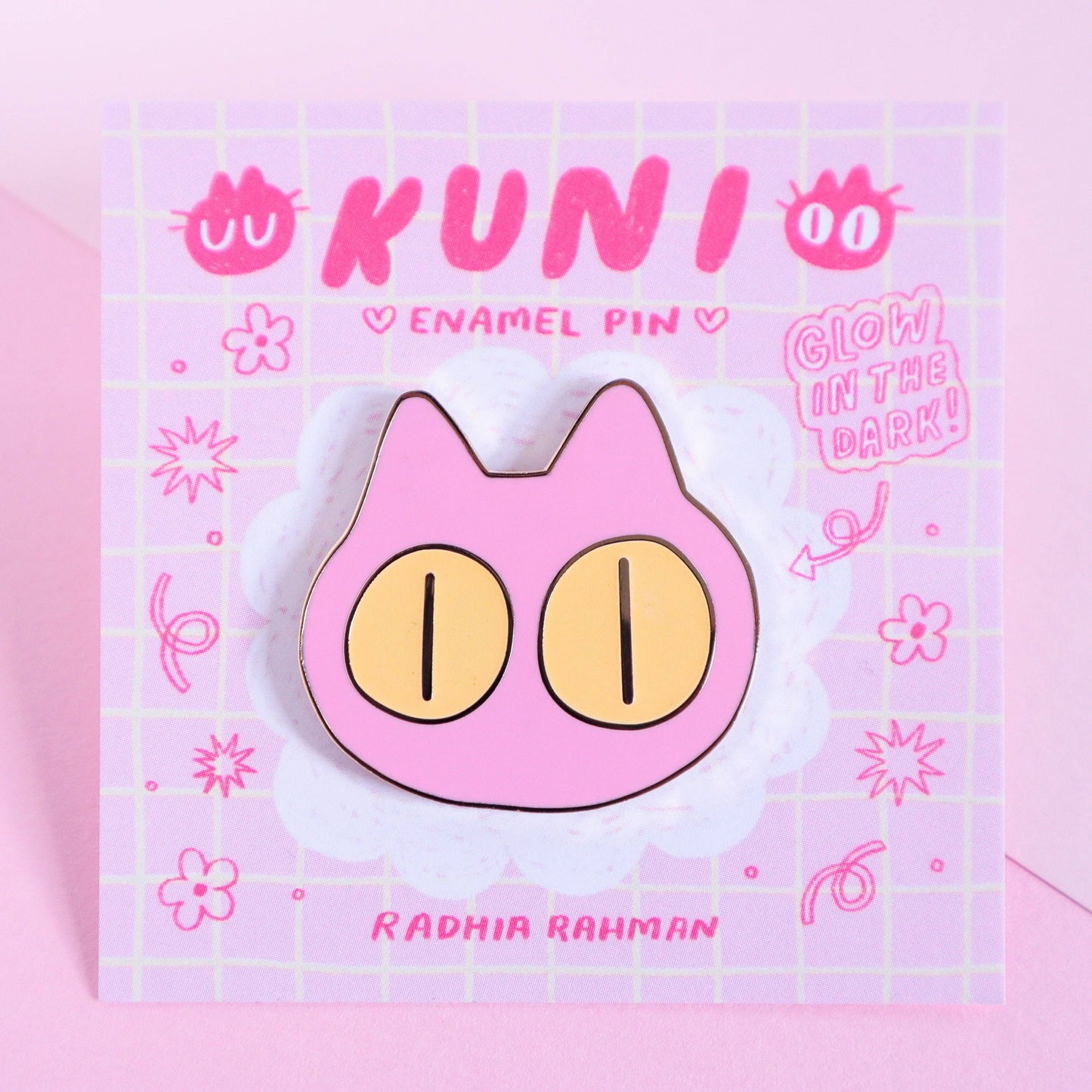 Radhia Rahman - Kuni Enamel Pin