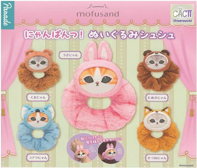 Limited! Mofusand Cat Plush Scrunchie (Blind Capsule)+ POP