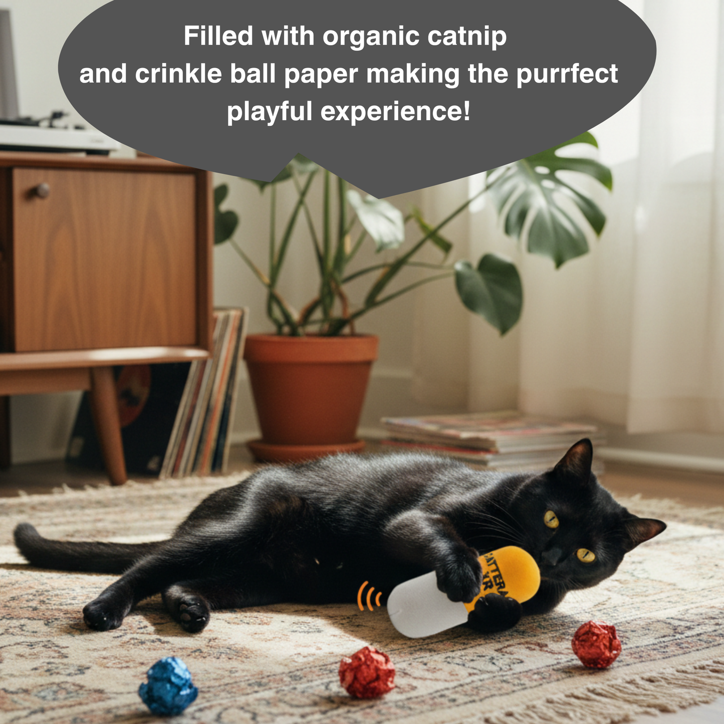 Catterall Catnip Filled Mini Kicker Toys (4 in a pack)