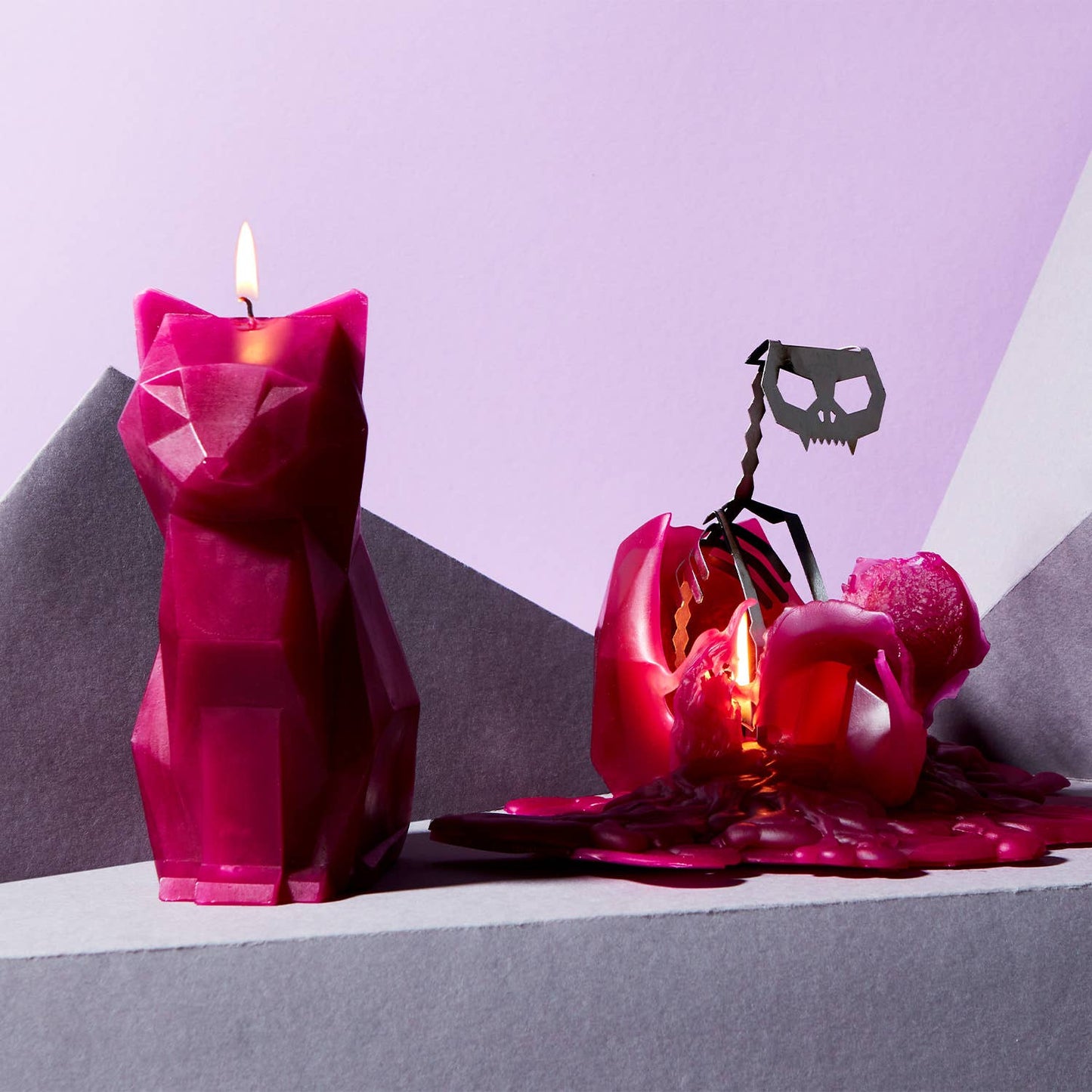 Cat Candle | Hidden Skeleton Inside