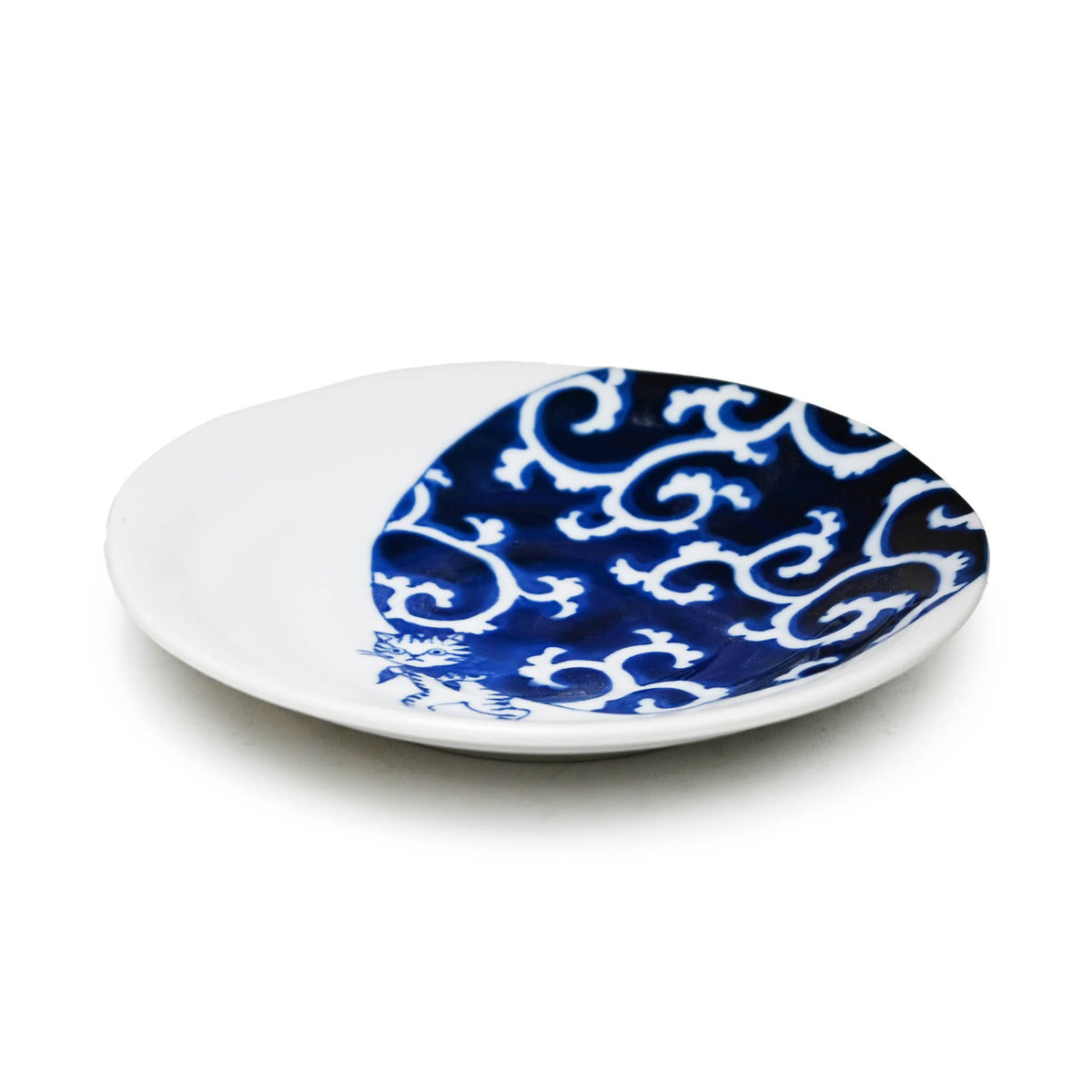 Shichita Japanese Ceramic Cat Plates