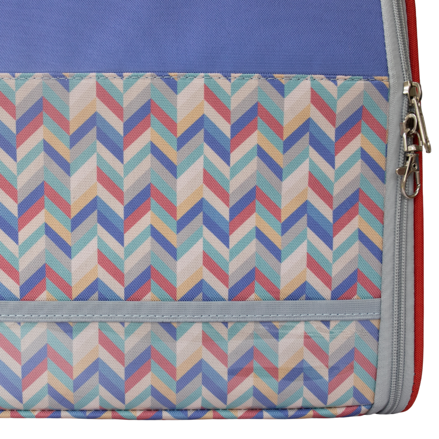 “The Roam With Me” Cat Backpack - Chevron Terracotta Sky