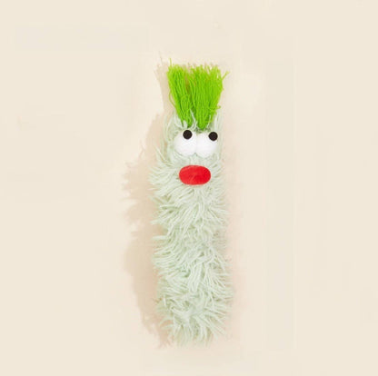 Cheerhunting - Moo - Fluffy Plush Caterpillar Cat Toy – Soft & Interactive