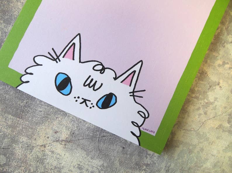 Get S- Done funny Cat Notepad