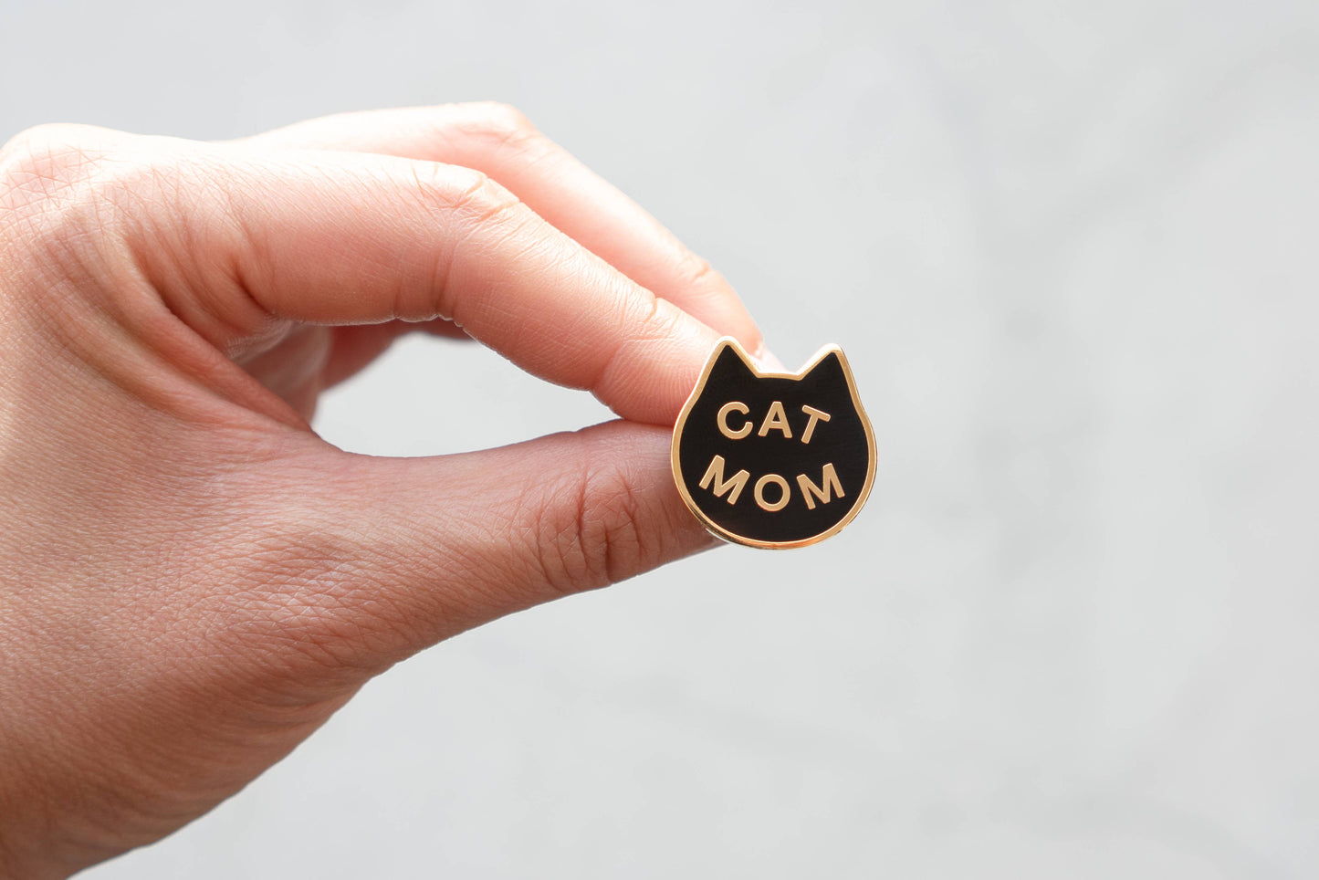 Cat Mom Pin