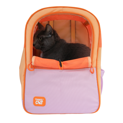 "The Explorer" Cat Backpack - Sunset Pink