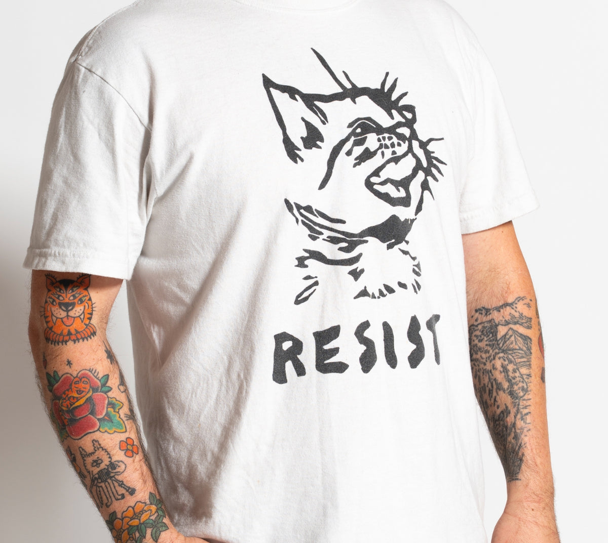 “Resist” cat shirt