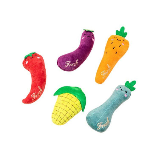 Cheerhunting - Moo - 5 pcs Vegetable Cat Toy Set