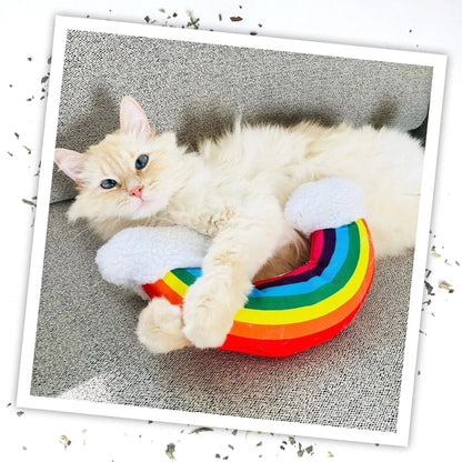 Get Kickin' Rainbow Refillable Kicker Cat Toy