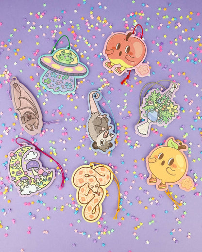 Turtle's Soup - UFO Kitty, Cats, Alien, Car Decor, Cute, Air Freshener