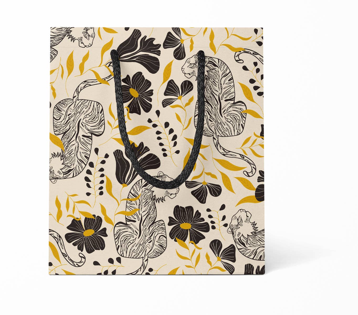 Amicreative - Tiger Tiger Medium Gift Bag – Elegant Animal Design