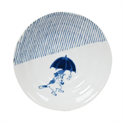 Shichita Japanese Ceramic Cat Plates