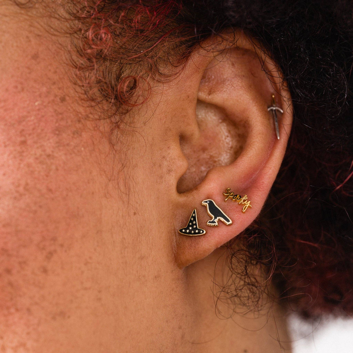 24k gold-plated Witchy Studs Set