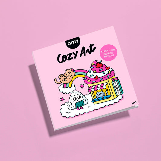 OMY - COZY ART COLORING BOOK kawaii