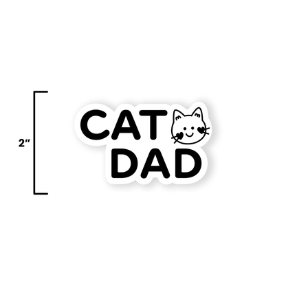 Cat Dad Sticker
