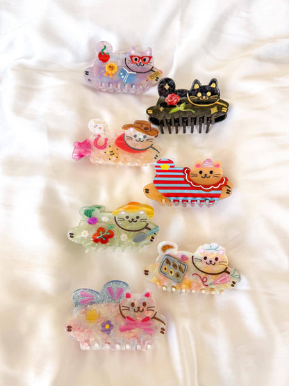 Romance Cat Hair Claw Clip