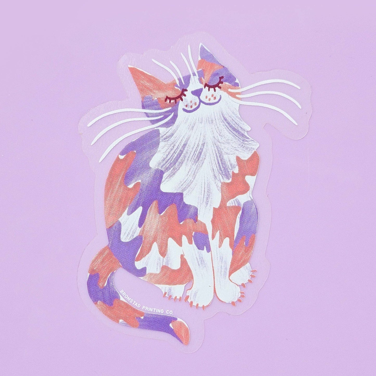 Calico Cat - Clear Sticker