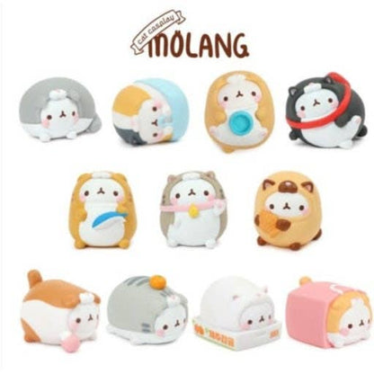 Molang Lazy Cat Costume Figure Blind Box Random Toy Vol.5