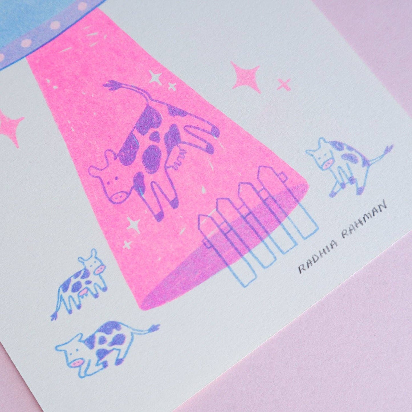 Radhia Rahman - UFO Kuni Riso Print