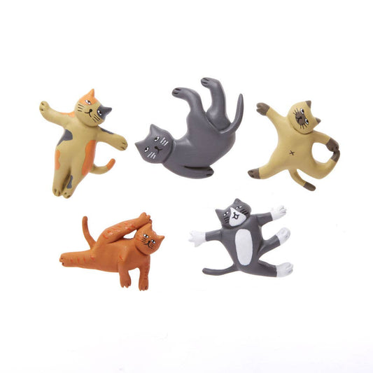 Cat Yoga Magnets