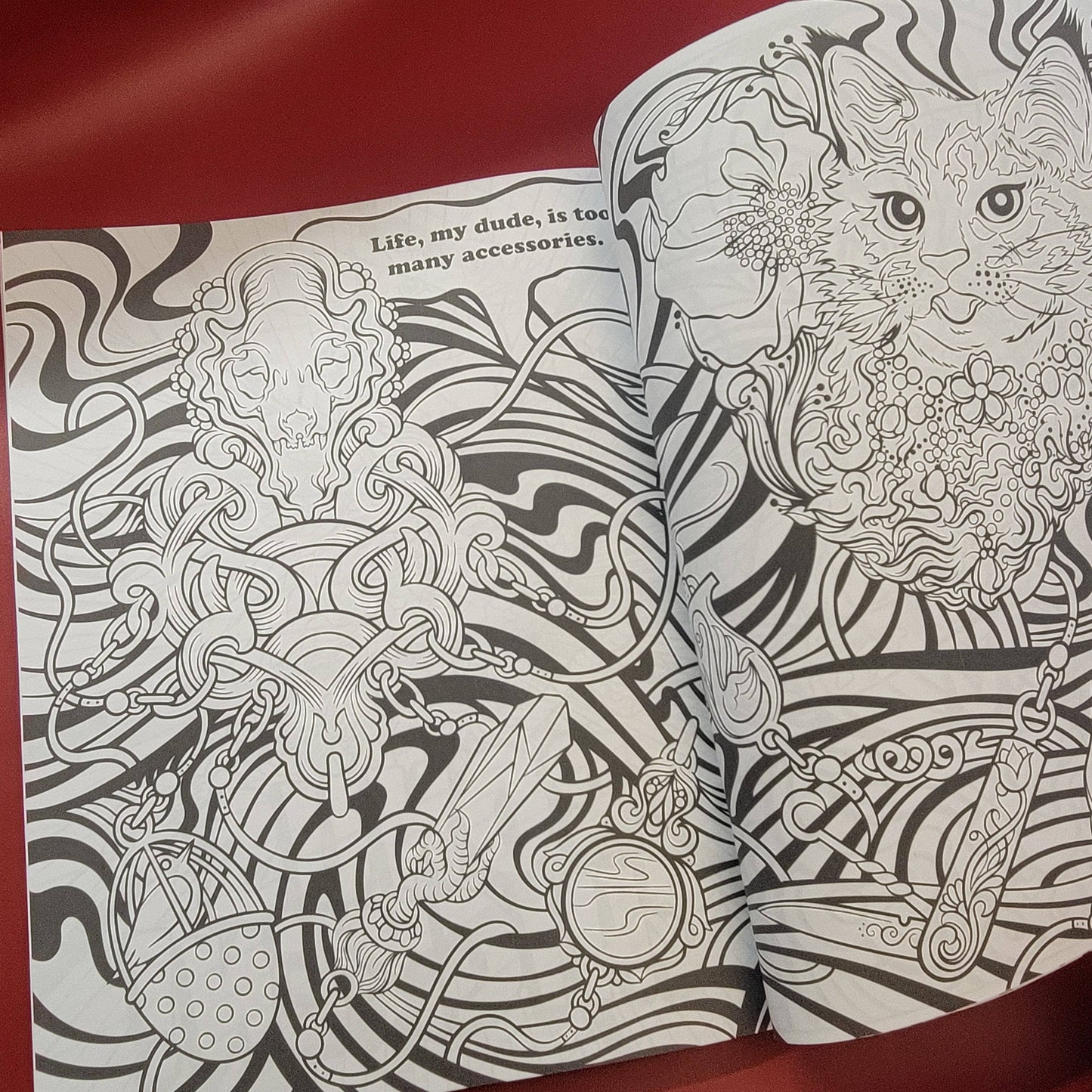 Coloring Book: "Depression Cats Deluxe"