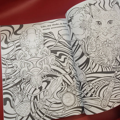 Coloring Book: "Depression Cats Deluxe"