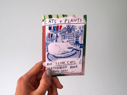 Cats and Plants Sketchbook Book