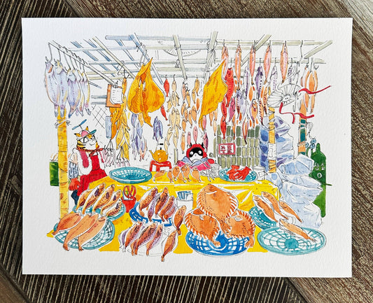 Another day at the Korean Fish Market-Some dried fish