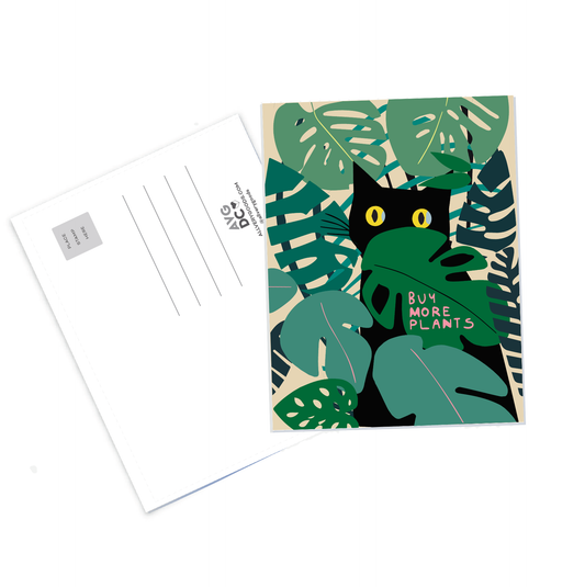 Postcard - Buy More Plants