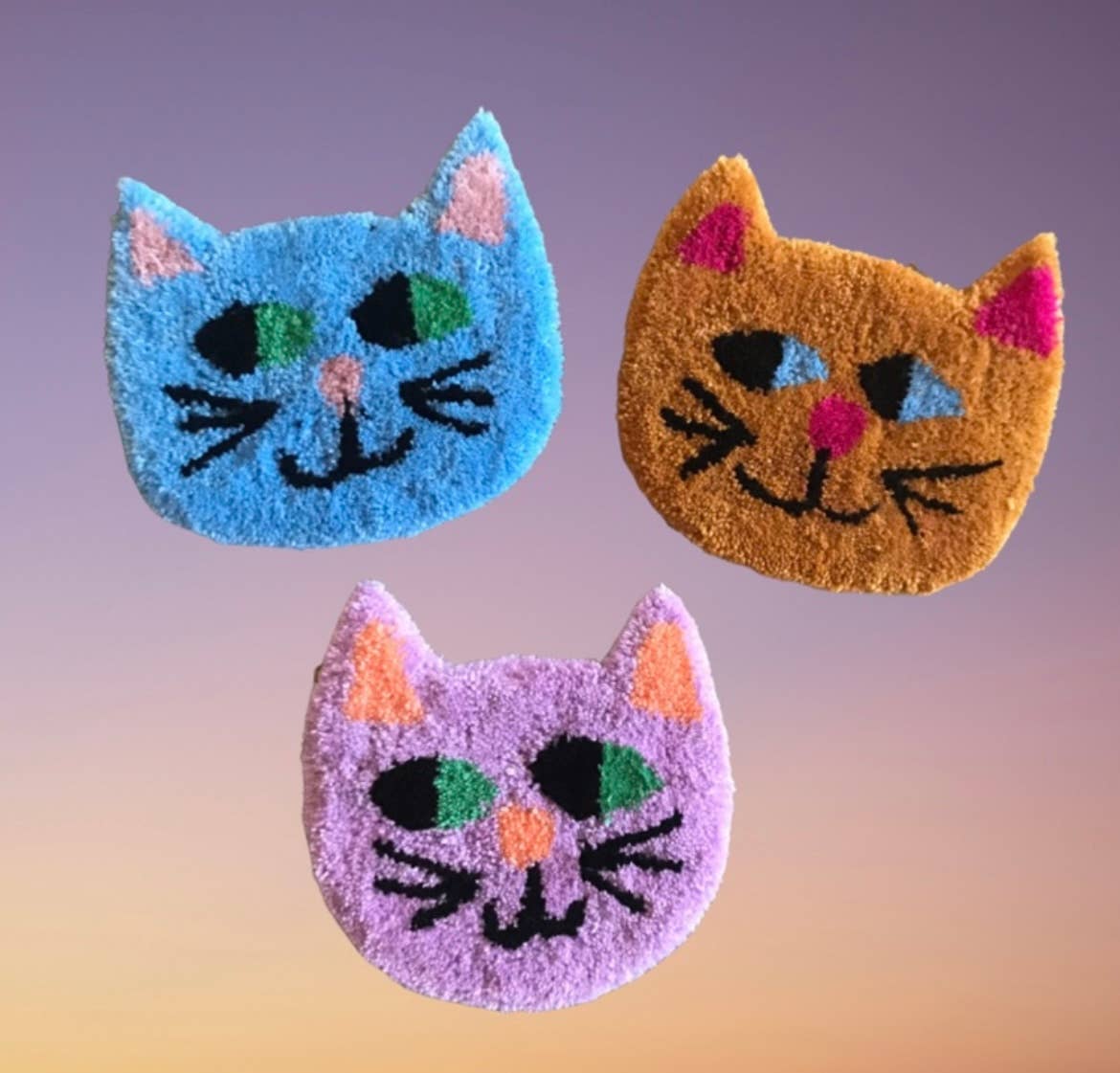 Hi Cutie - Tufted Cat Wall Hanging