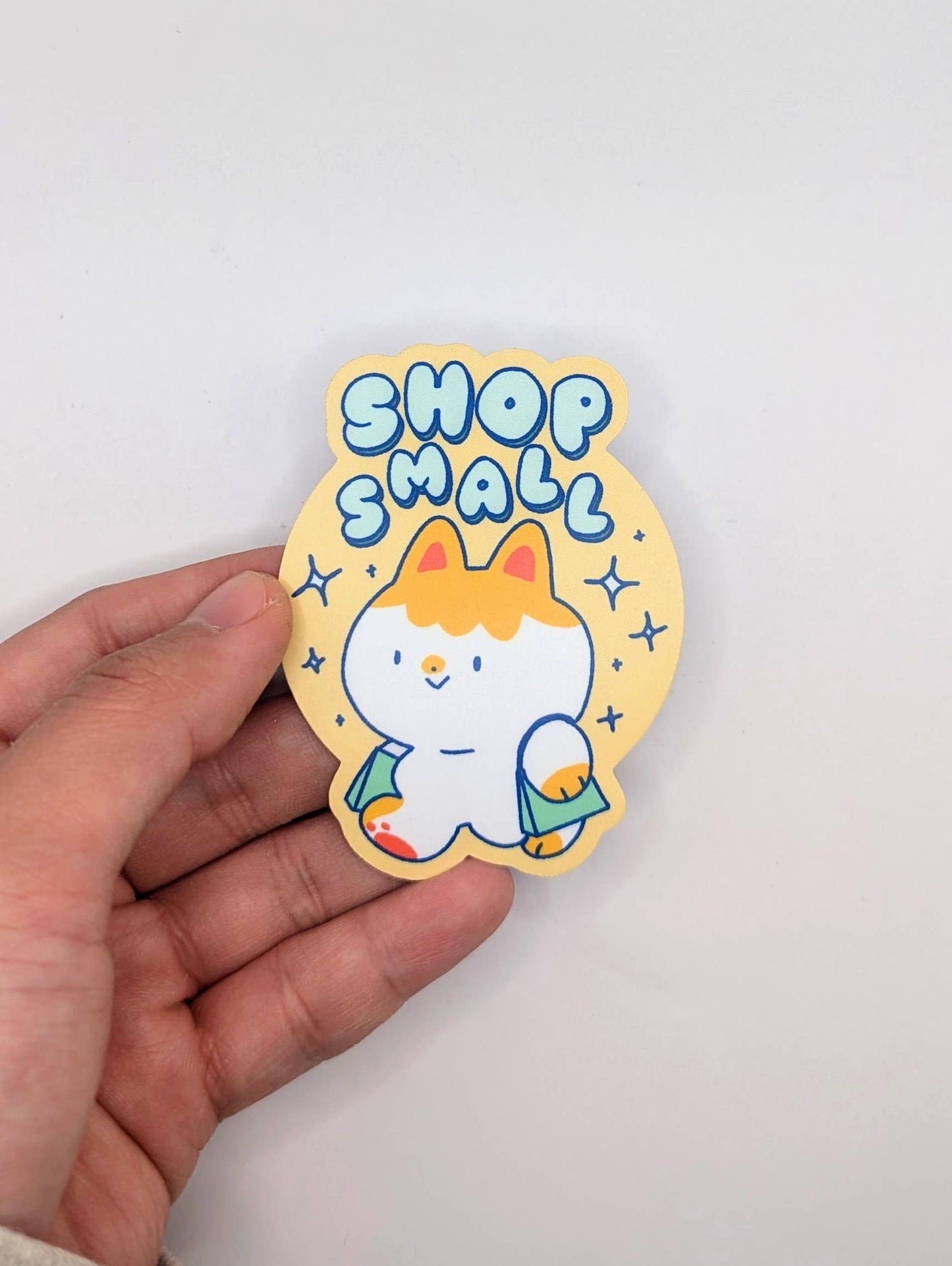 lauradzeng - Shop Small Cat Vinyl Sticker – Support Small Business Cute