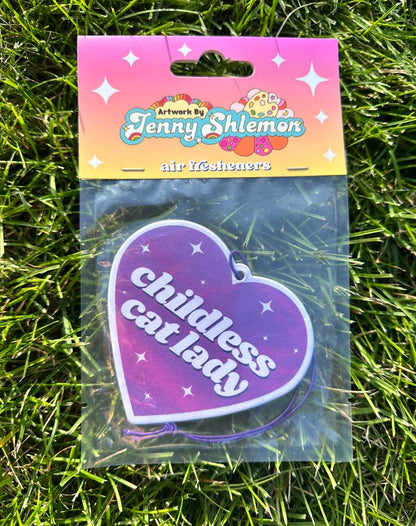 Childless Cat Lady Air Freshener -Lavender