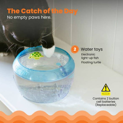 Catstages Meow-Smerizing Fish Bowl Cat Toy Blue