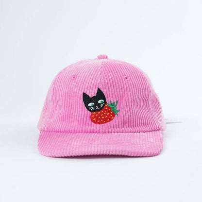 Adult Strawberry Eater Corduroy Hat