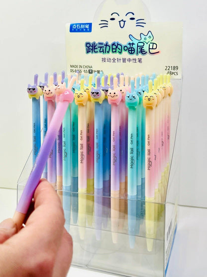 Cat Tail Colors Gel Pen